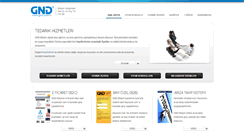 Desktop Screenshot of gnd.com.tr