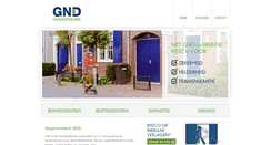 Desktop Screenshot of gnd.nl